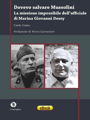 cover image of Dovevo salvare Mussolini